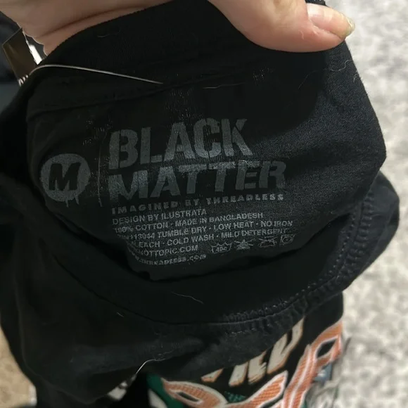 Black matter T-shirt - Picture 3 of 3